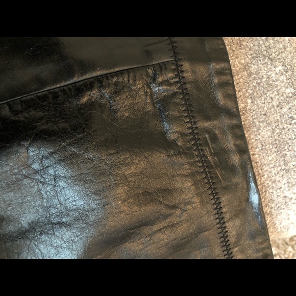 💯 % Leather Skirt /Gap # 22 - Picture 6 of 9